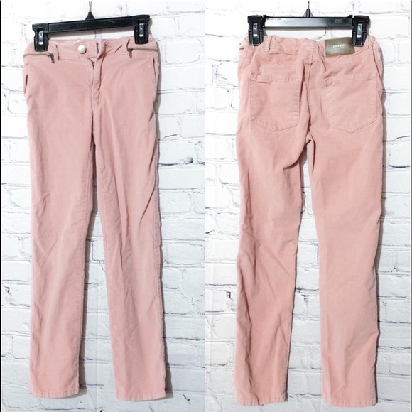 Zara Other - Zara Kids Girl’s Velvet Skinny Leg Pants sz 10